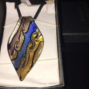 Italian Dichroic glass pendant